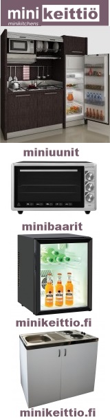 Minikeittiöt, minibaarit, miniuunit